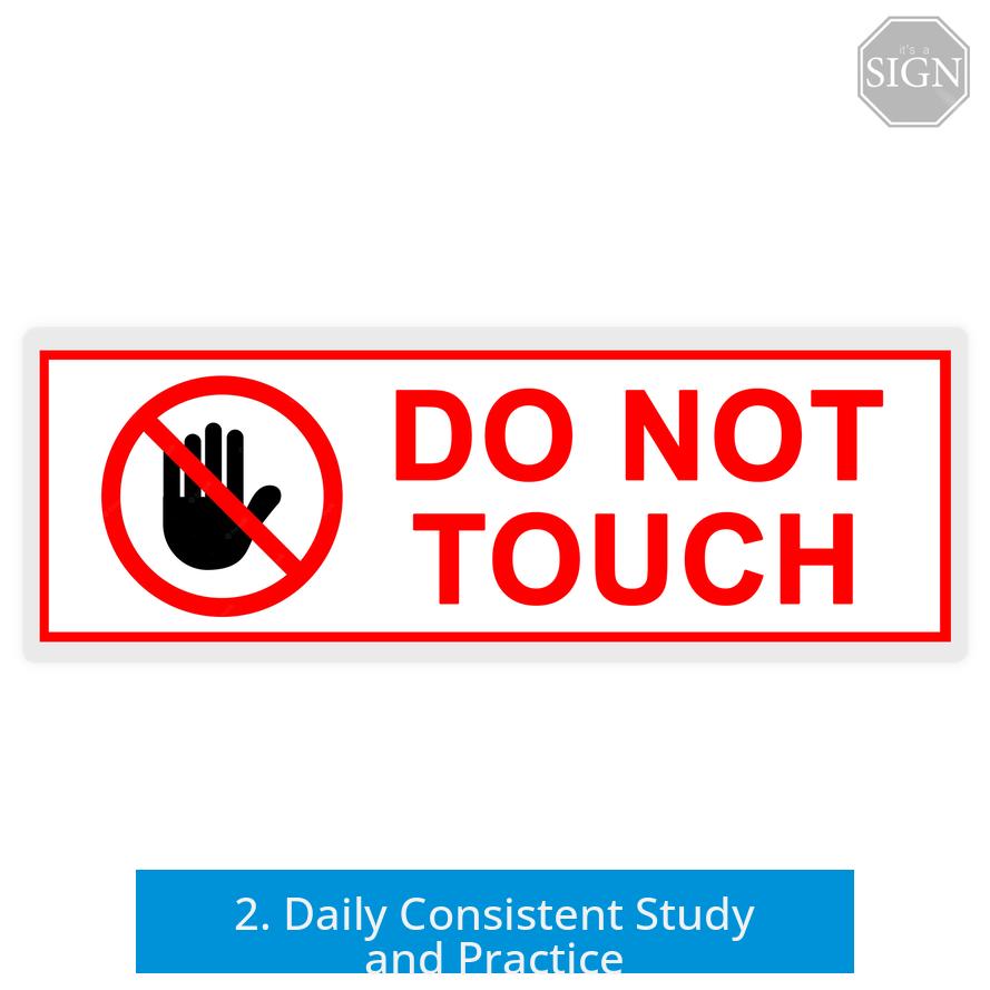 2. Daily Consistent Study and Practice