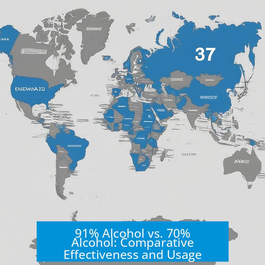 91% Alcohol vs. 70% Alcohol: Comparative Effectiveness and Usage