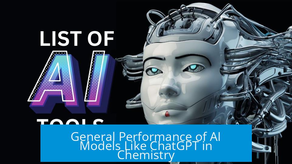 General Performance of AI Models Like ChatGPT in Chemistry