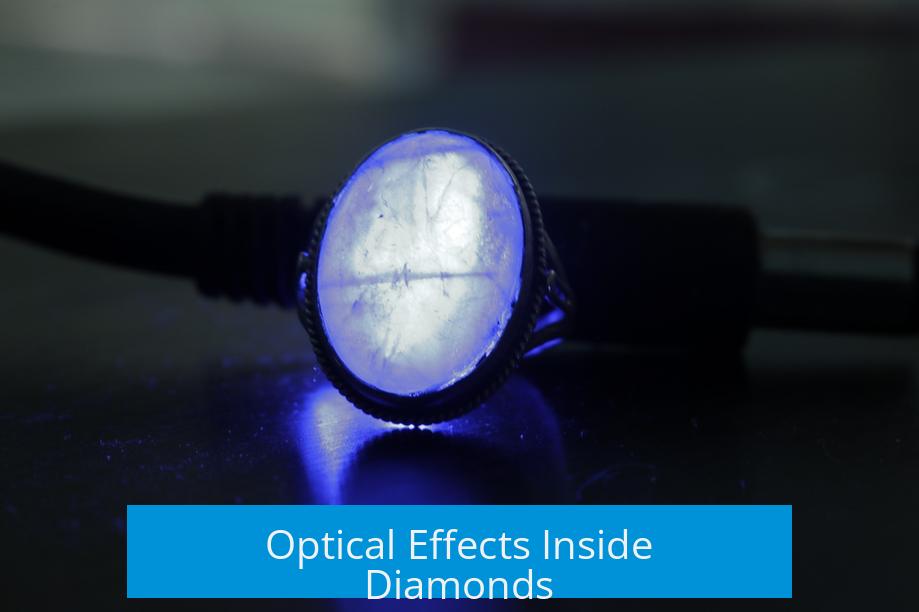 Optical Effects Inside Diamonds