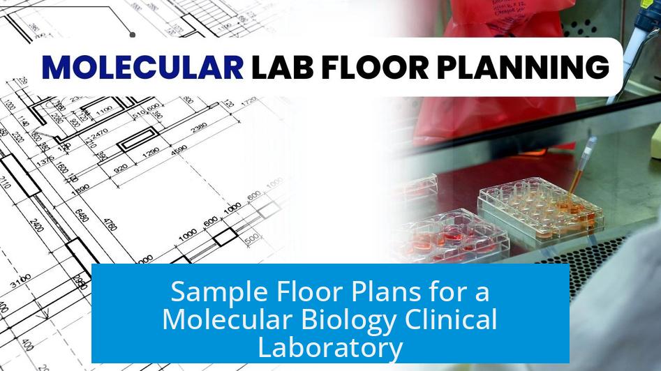 Sample Floor Plans for a Molecular Biology Clinical Laboratory