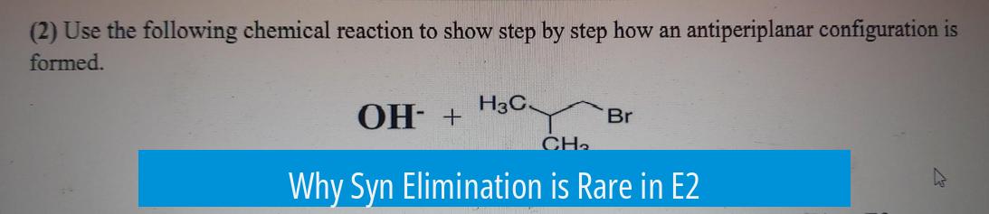 Why Syn Elimination is Rare in E2