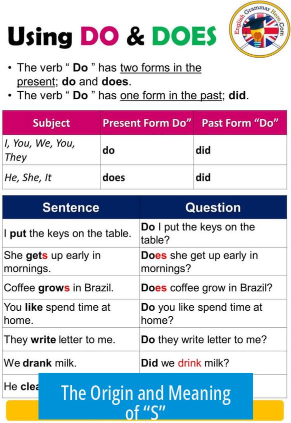The Origin and Meaning of “S”
