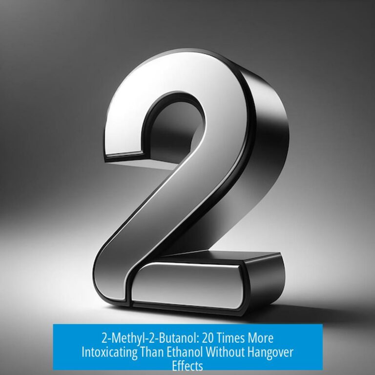 2-Methyl-2-Butanol: 20 Times More Intoxicating Than Ethanol Without Hangover Effects