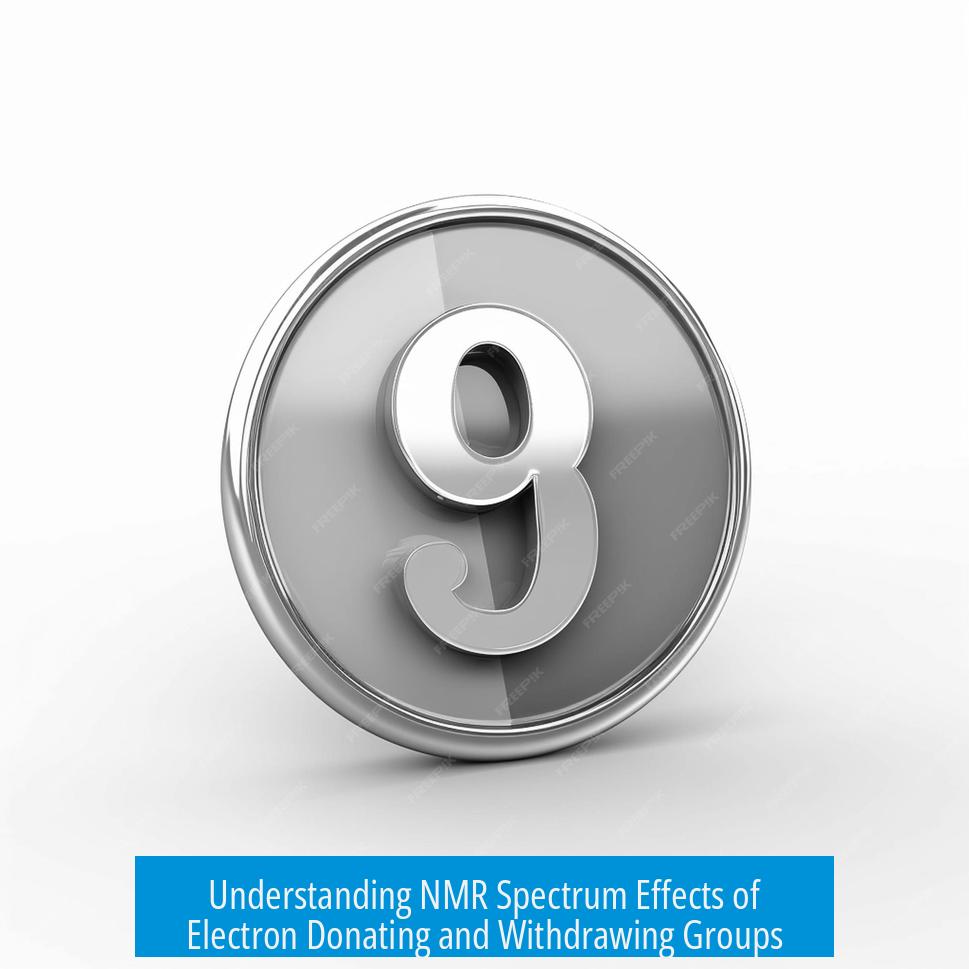 Understanding NMR Spectrum Effects of Electron Donating and Withdrawing Groups