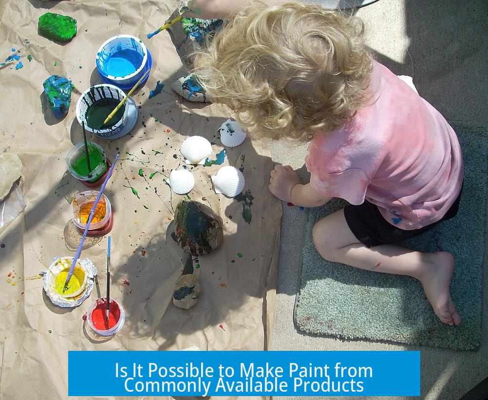 Is It Possible to Make Paint from Commonly Available Products?