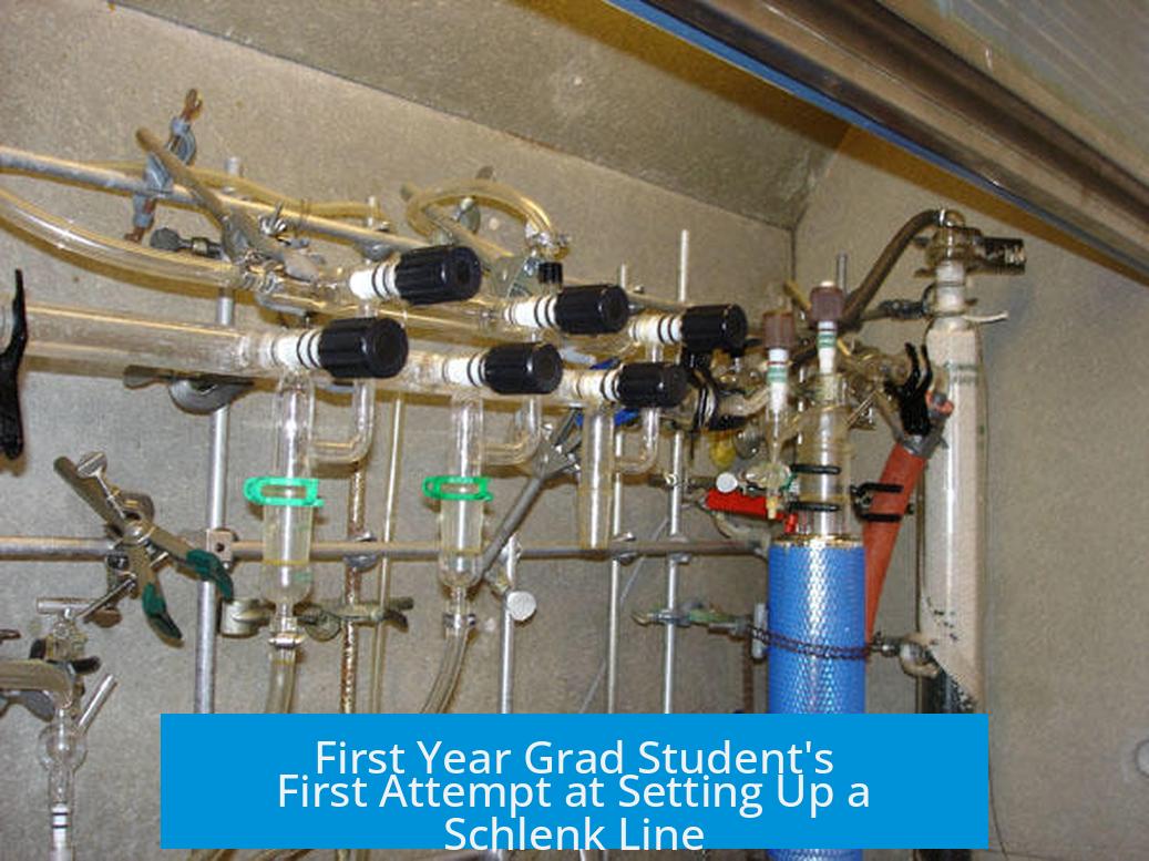 First Year Grad Student's First Attempt at Setting Up a Schlenk Line