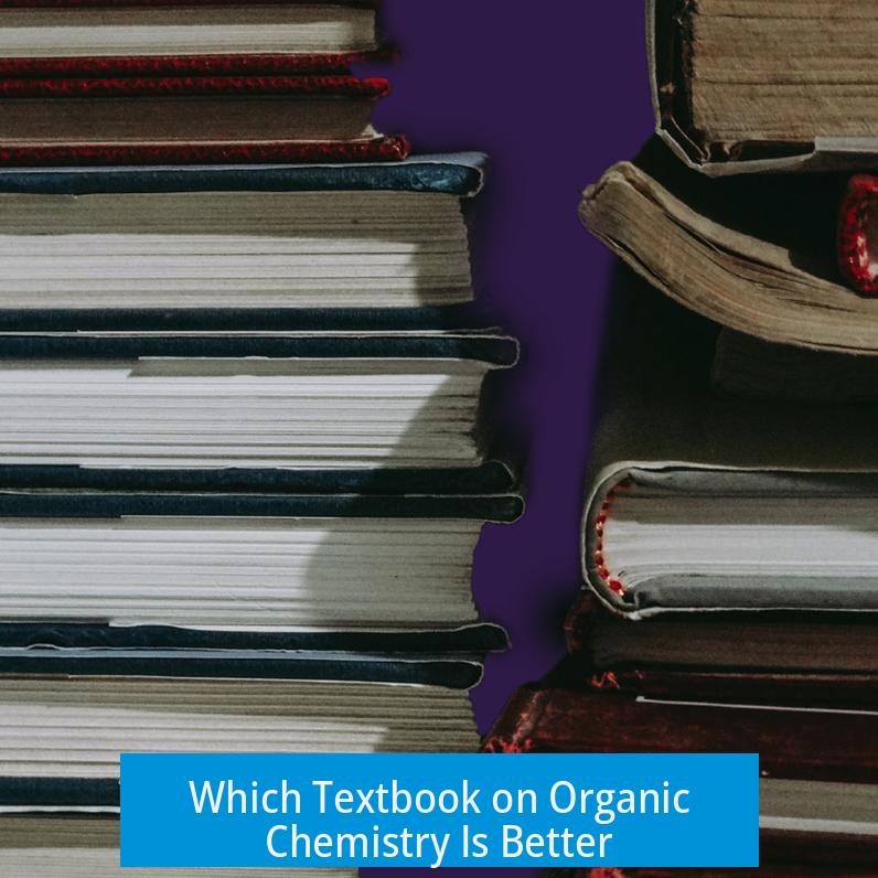 Which Textbook on Organic Chemistry Is Better?