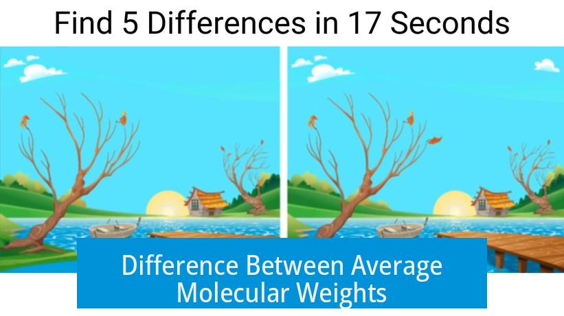 Difference Between Average Molecular Weights