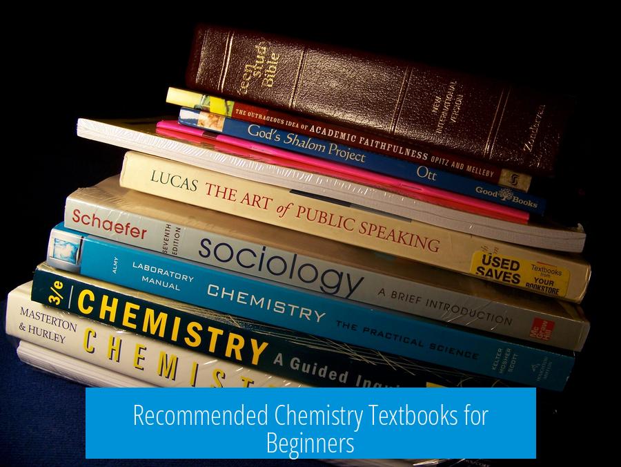 Recommended Chemistry Textbooks for Beginners