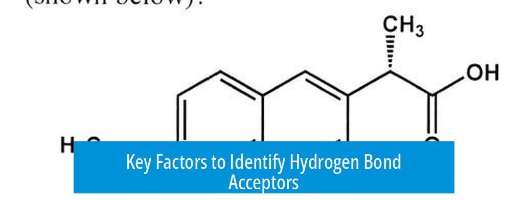 Key Factors to Identify Hydrogen Bond Acceptors