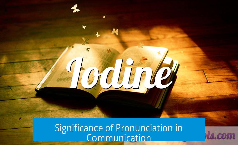 Significance of Pronunciation in Communication