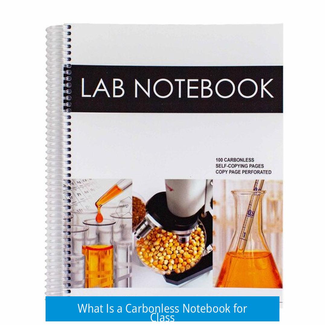 What Is a Carbonless Notebook for Class?