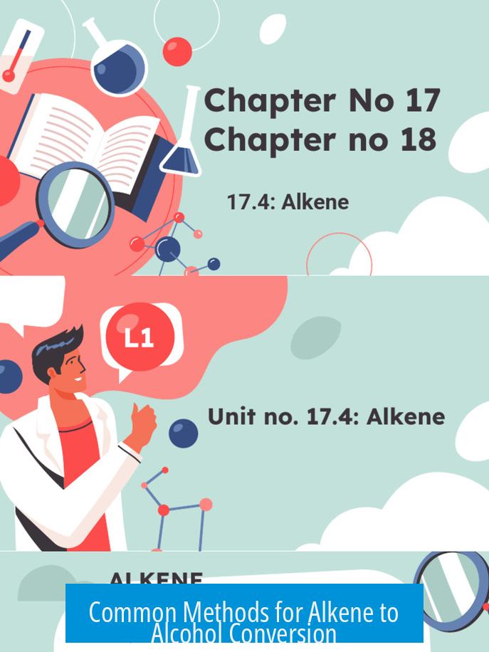 Common Methods for Alkene to Alcohol Conversion