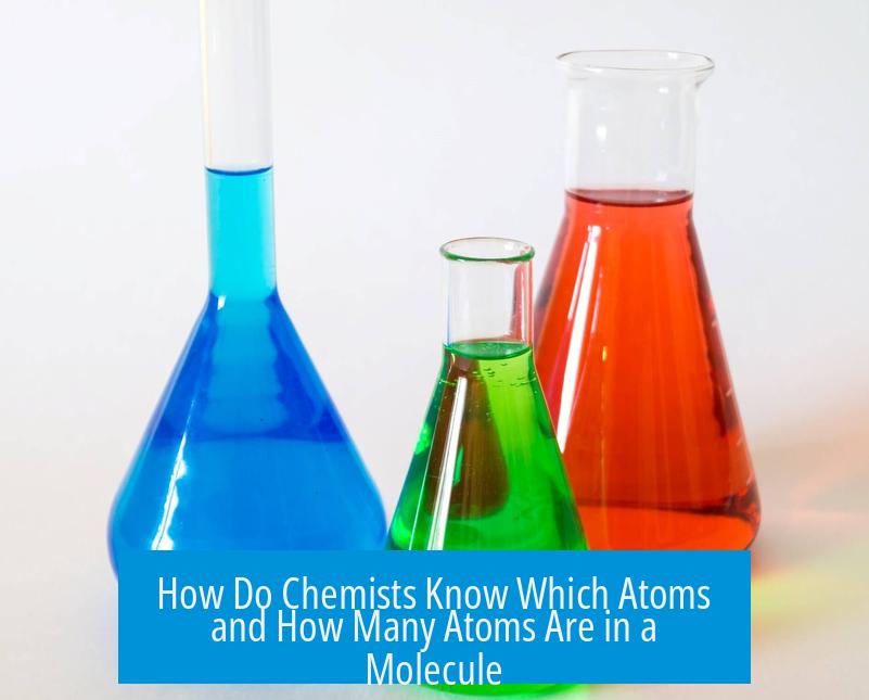 How Do Chemists Know Which Atoms and How Many Atoms Are in a Molecule?