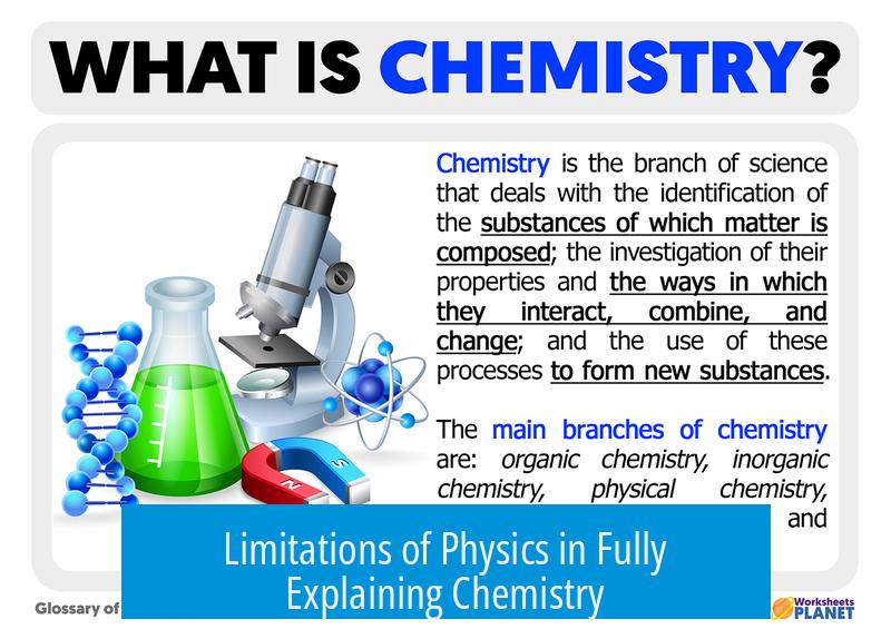Limitations of Physics in Fully Explaining Chemistry