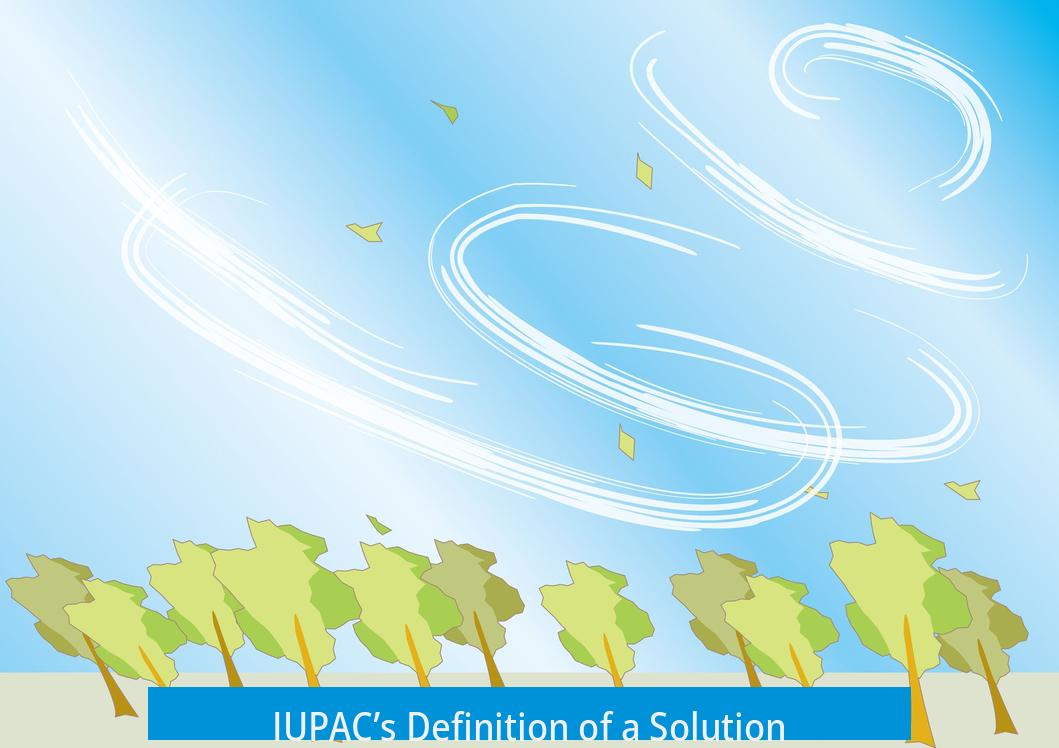 IUPAC’s Definition of a Solution