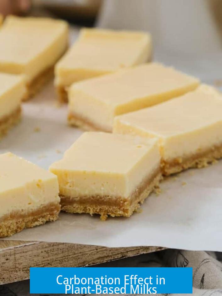 Carbonation Effect in Plant-Based Milks