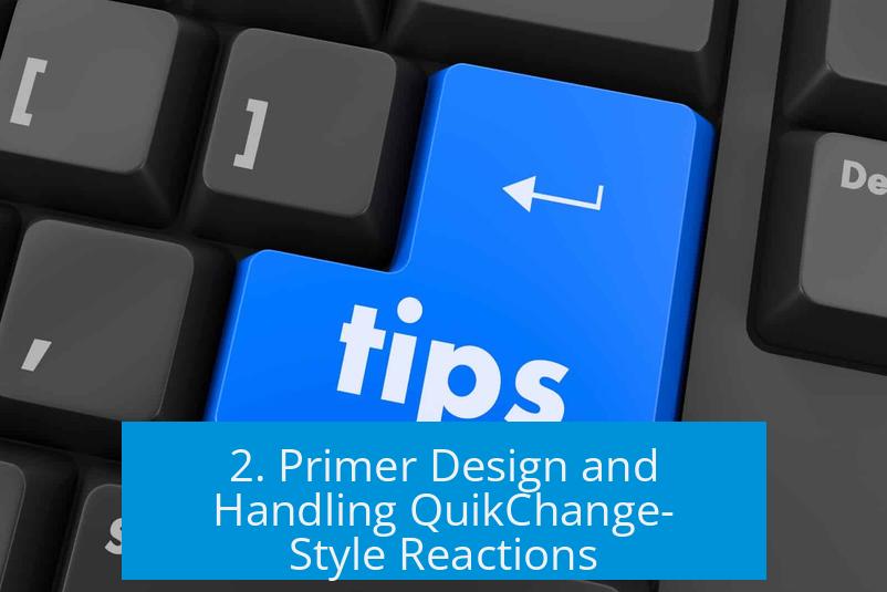 2. Primer Design and Handling QuikChange-Style Reactions