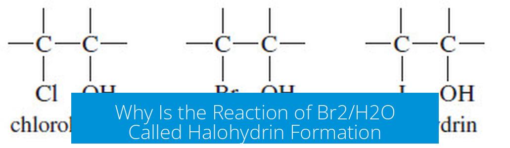Why Is the Reaction of Br2/H2O Called Halohydrin Formation?