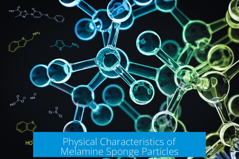 Physical Characteristics of Melamine Sponge Particles