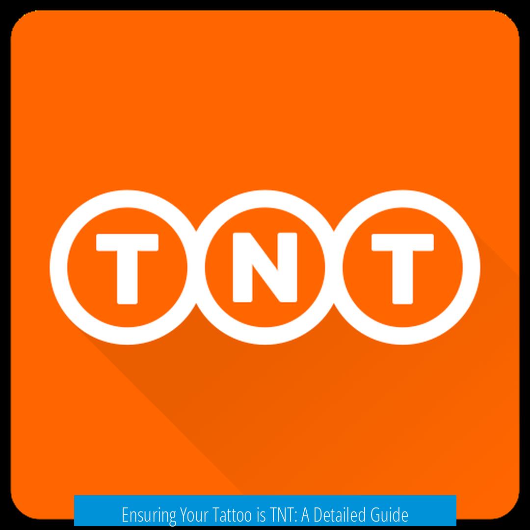Ensuring Your Tattoo is TNT: A Detailed Guide