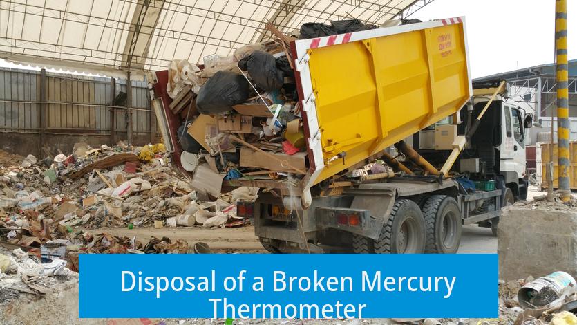 Disposal of a Broken Mercury Thermometer