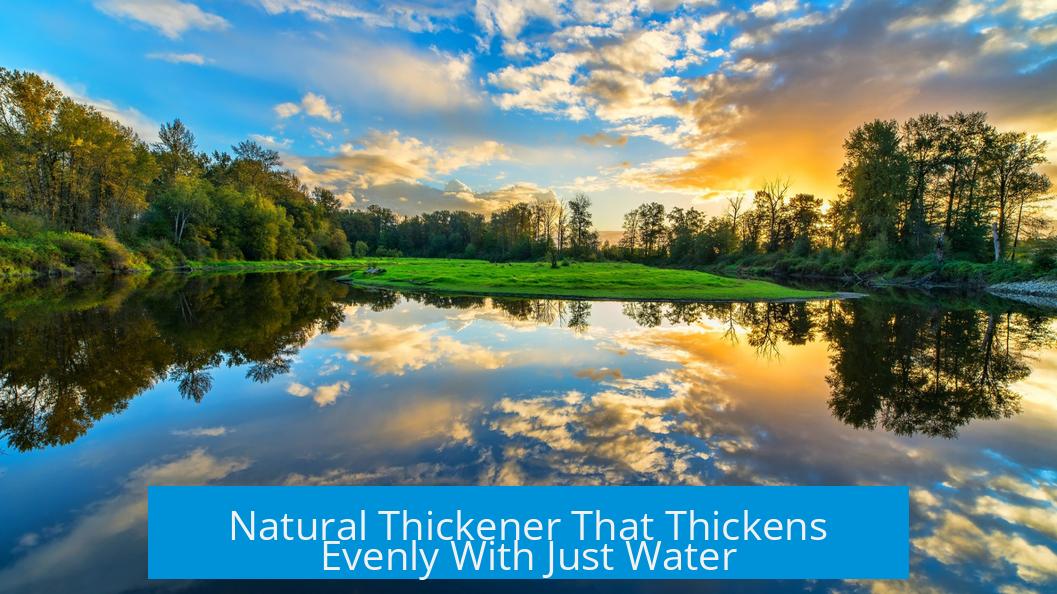 Natural Thickener That Thickens Evenly With Just Water