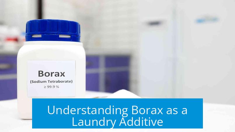 Understanding Borax as a Laundry Additive