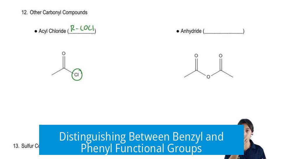 Distinguishing Between Benzyl and Phenyl Functional Groups