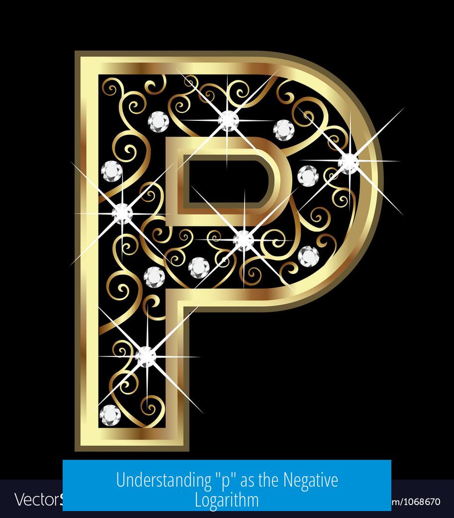 Understanding "p" as the Negative Logarithm
