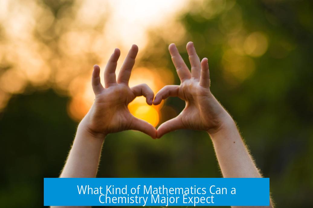 What Kind of Mathematics Can a Chemistry Major Expect?