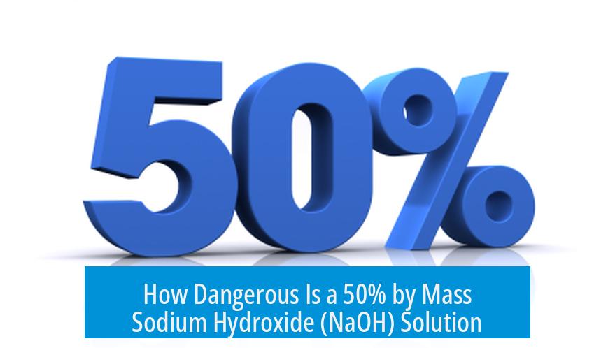 How Dangerous Is a 50% by Mass Sodium Hydroxide (NaOH) Solution?