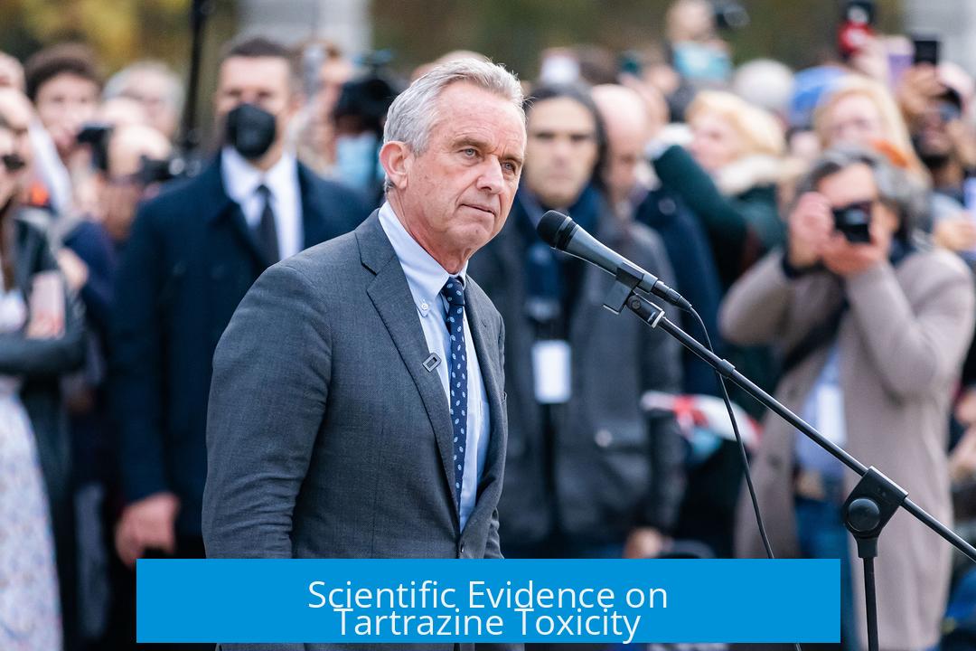 Scientific Evidence on Tartrazine Toxicity