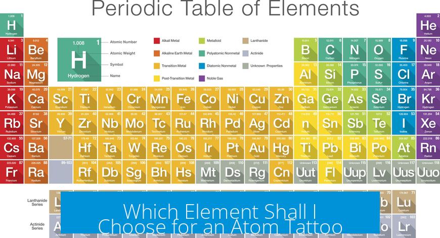 Which Element Shall I Choose for an Atom Tattoo?