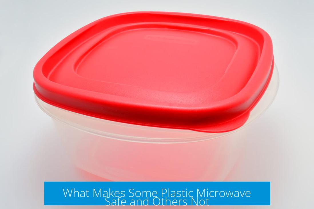 What Makes Some Plastic Microwave Safe and Others Not?