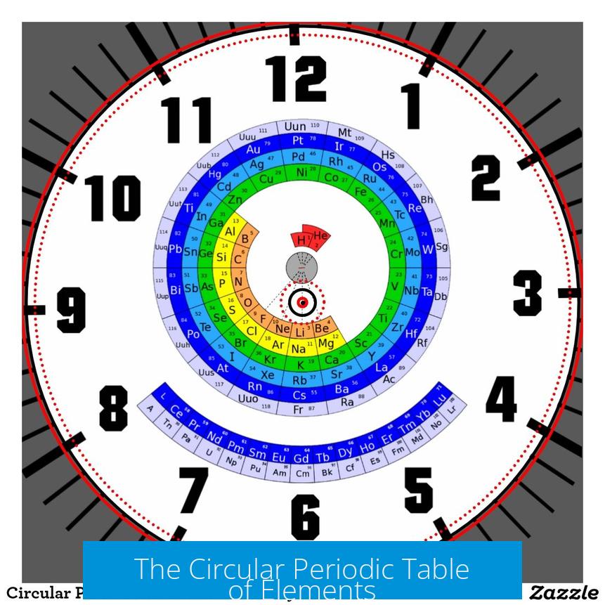 The Circular Periodic Table of Elements