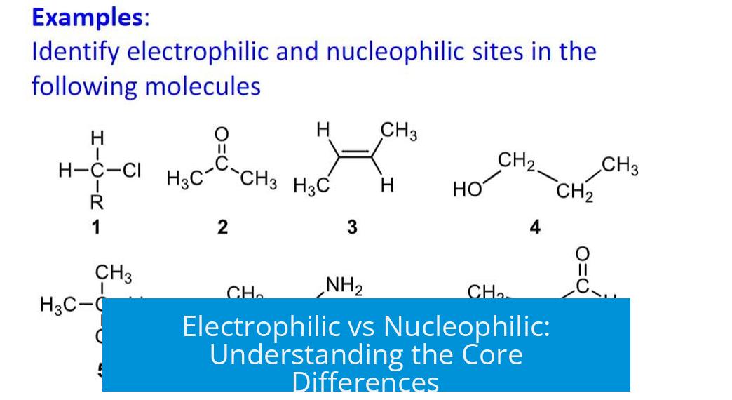 Electrophilic vs Nucleophilic: Understanding the Core Differences