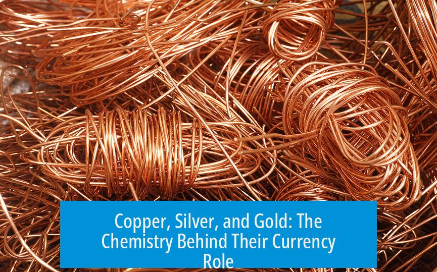 Copper, Silver, and Gold: The Chemistry Behind Their Currency Role