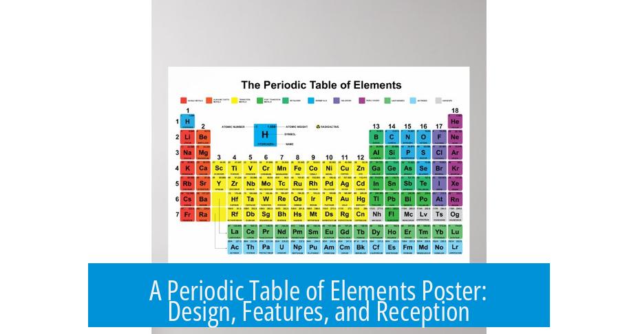A Periodic Table of Elements Poster: Design, Features, and Reception