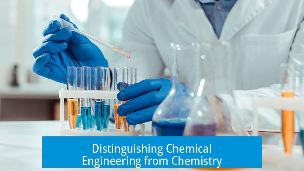 Distinguishing Chemical Engineering from Chemistry