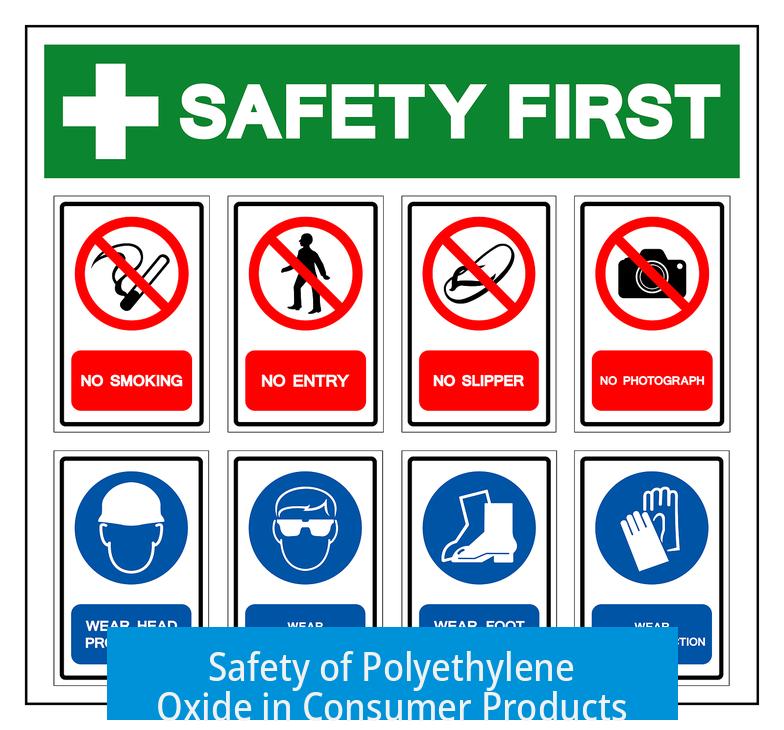 Safety of Polyethylene Oxide in Consumer Products