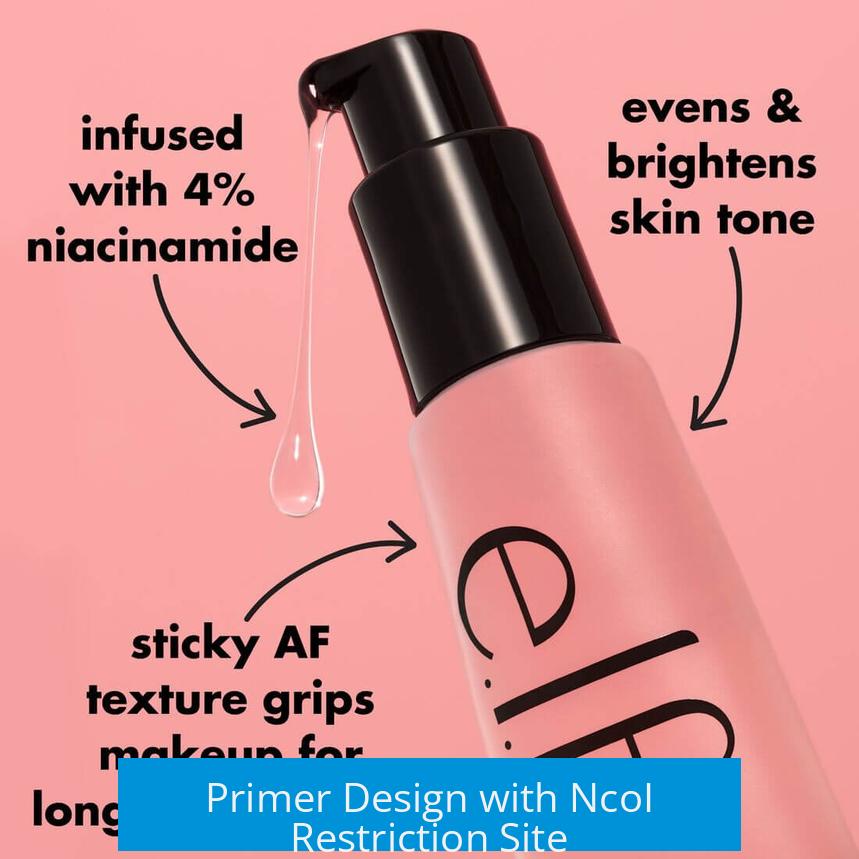 Primer Design with NcoI Restriction Site