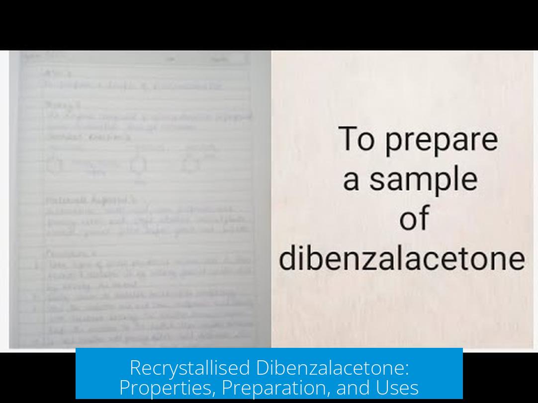 Recrystallised Dibenzalacetone: Properties, Preparation, and Uses