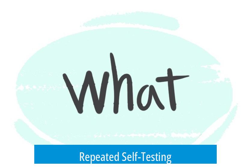 Repeated Self-Testing