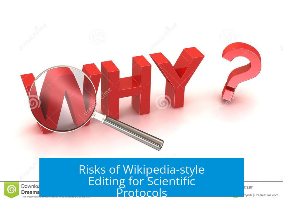 Risks of Wikipedia-style Editing for Scientific Protocols