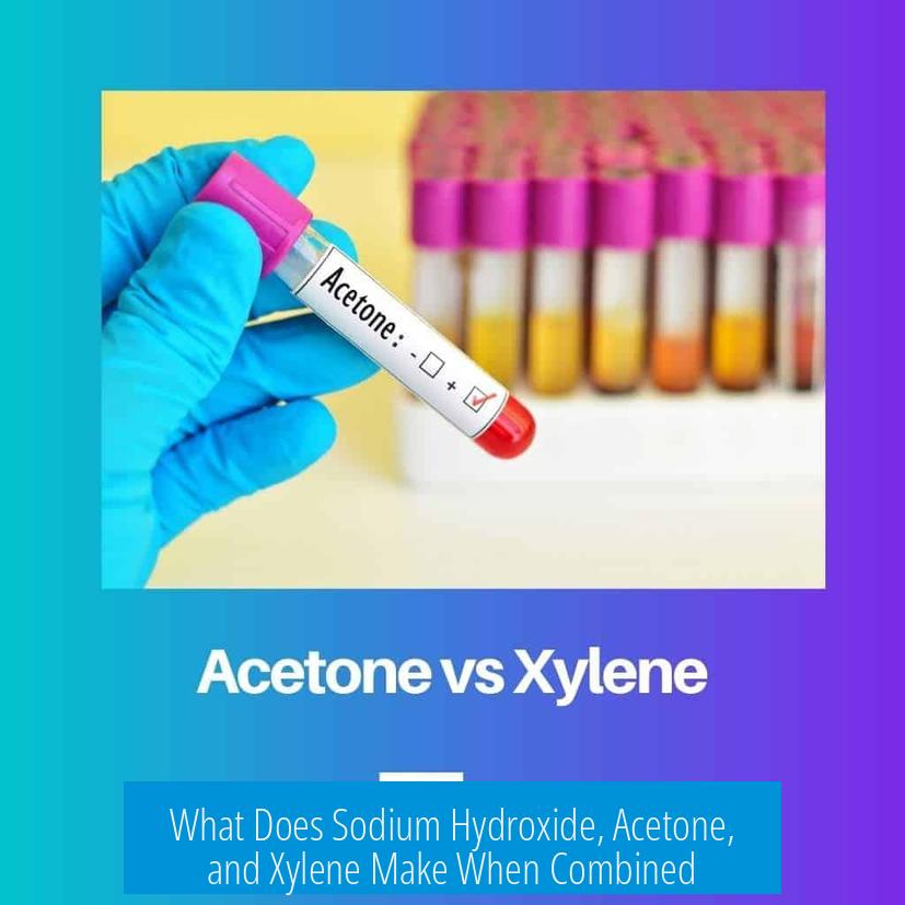 What Does Sodium Hydroxide, Acetone, and Xylene Make When Combined?