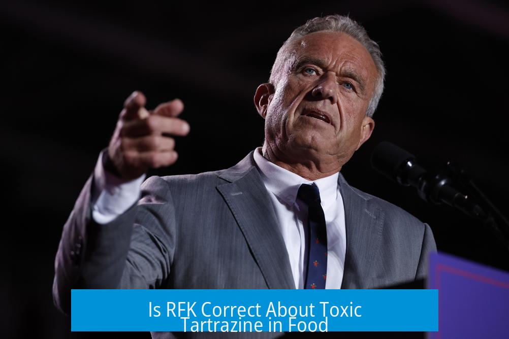 Is RFK Correct About Toxic Tartrazine in Food?