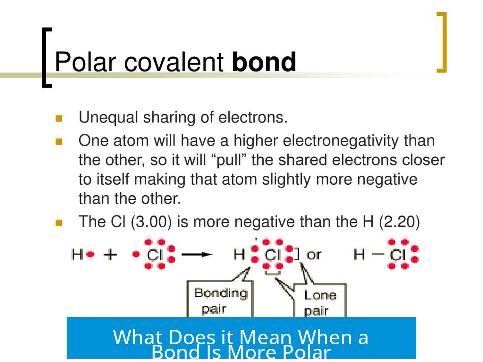 What Does it Mean When a Bond Is More Polar?