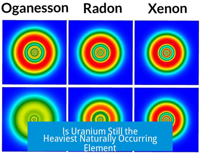 Is Uranium Still the Heaviest Naturally Occurring Element?